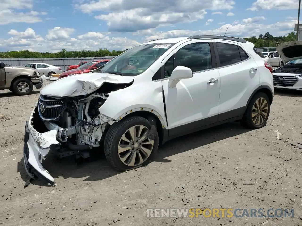 1 fotografías del automóvil dañado KL4CJASB8LB013063 BUICK ENCORE 2020