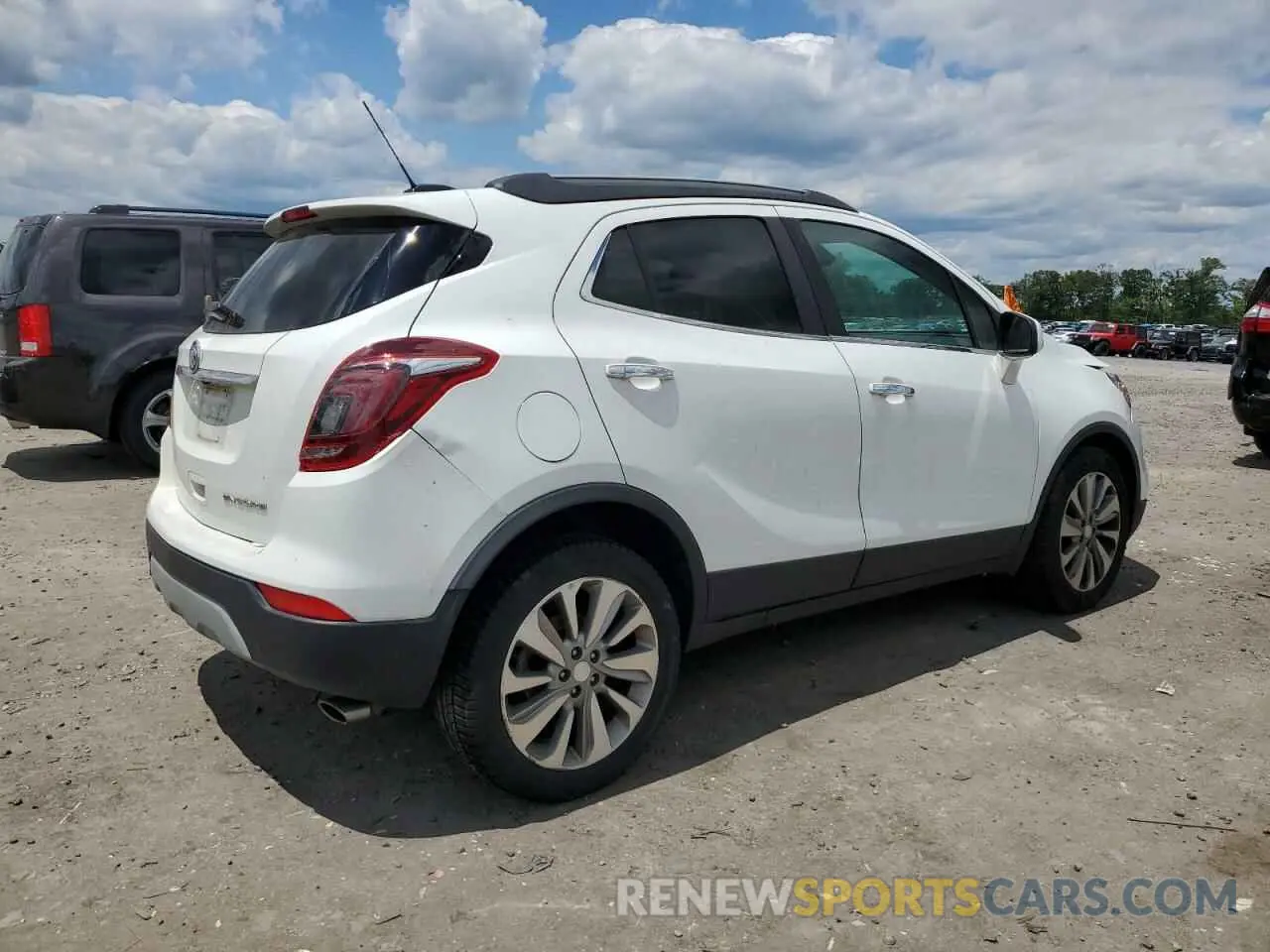 3 fotografías del automóvil dañado KL4CJASB8LB013063 BUICK ENCORE 2020