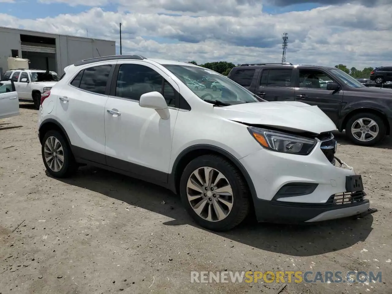 4 fotografías del automóvil dañado KL4CJASB8LB013063 BUICK ENCORE 2020
