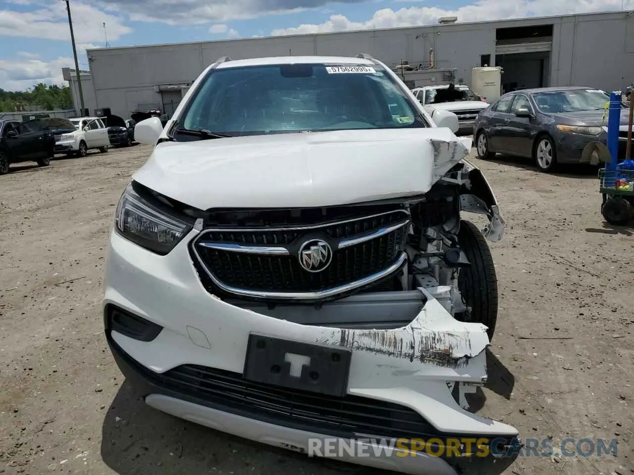 5 fotografías del automóvil dañado KL4CJASB8LB013063 BUICK ENCORE 2020