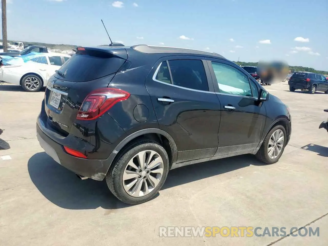 3 fotografías del automóvil dañado KL4CJASB9LB007157 BUICK ENCORE 2020