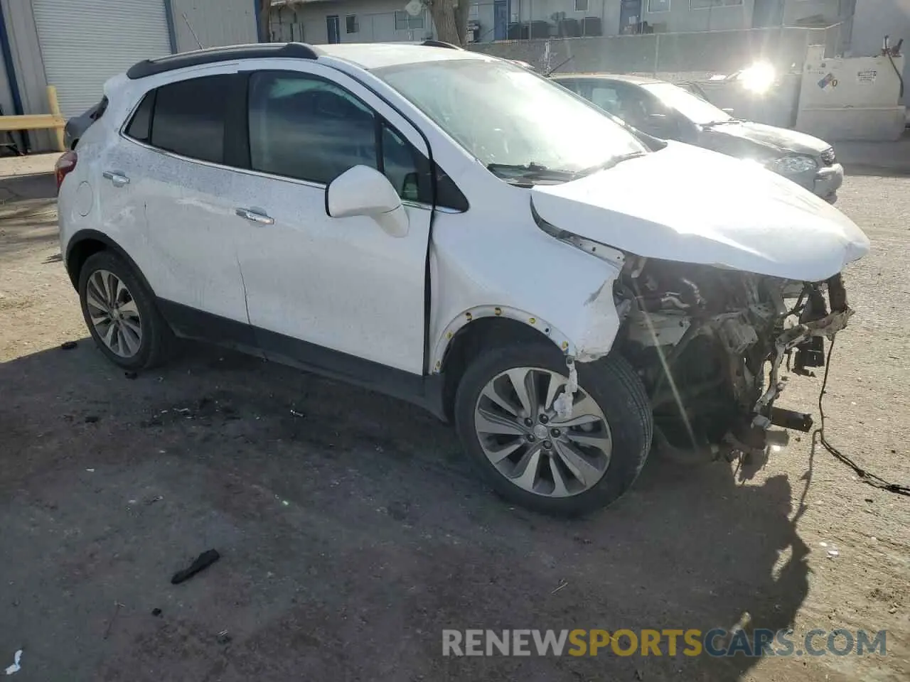 4 fotografías del automóvil dañado KL4CJASB9LB025920 BUICK ENCORE 2020