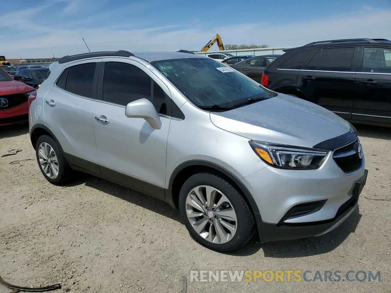 4 fotografías del automóvil dañado KL4CJASBXLB013890 BUICK ENCORE 2020