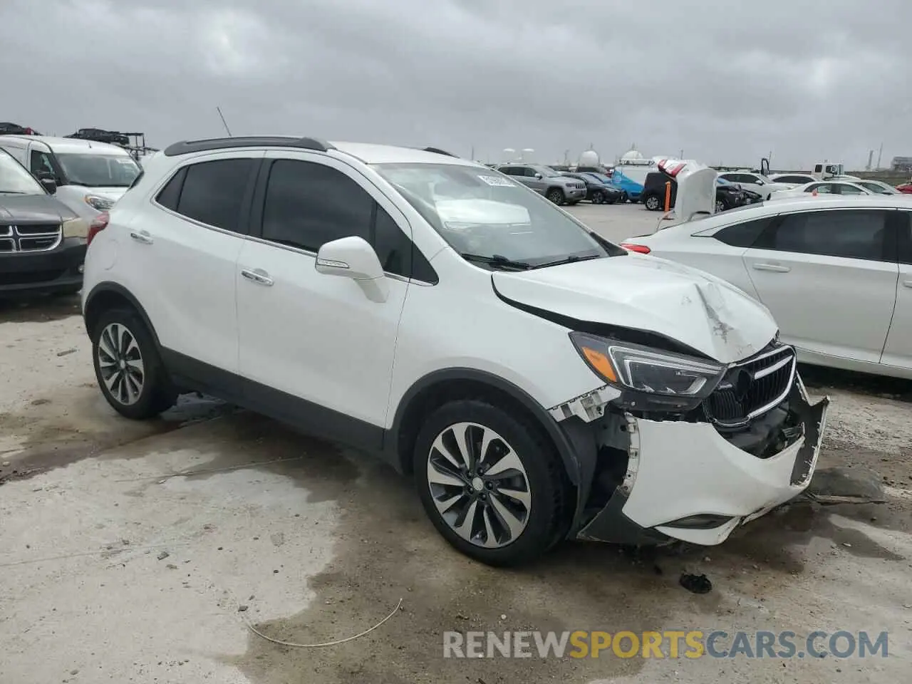 4 fotografías del automóvil dañado KL4CJCSB3LB059363 BUICK ENCORE 2020