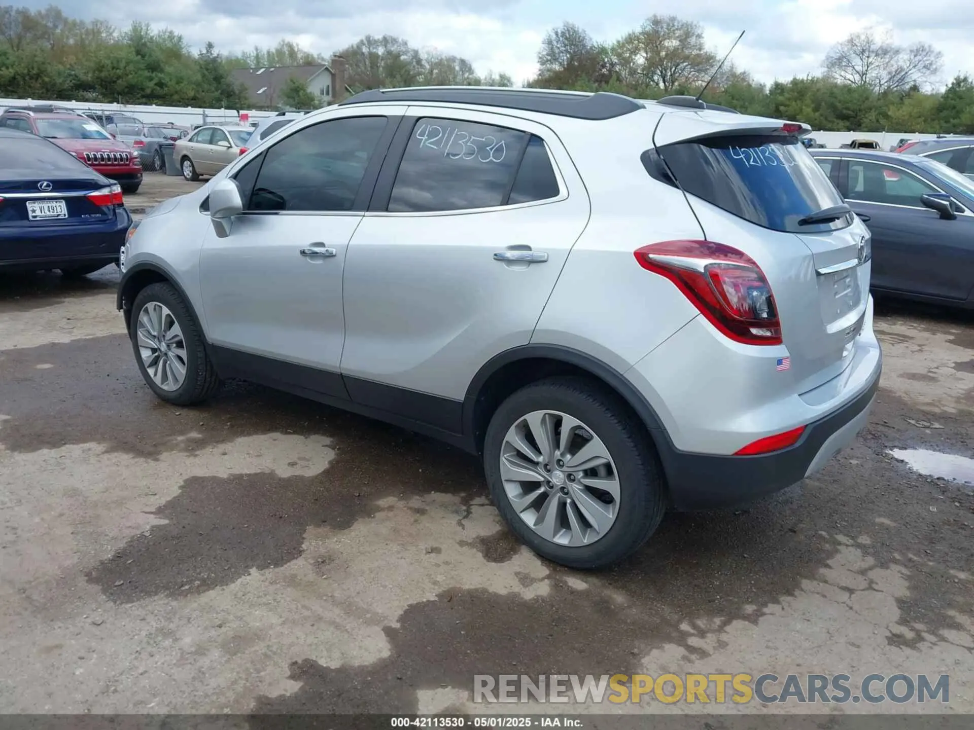 3 fotografías del automóvil dañado KL4CJESB1LB017687 BUICK ENCORE 2020