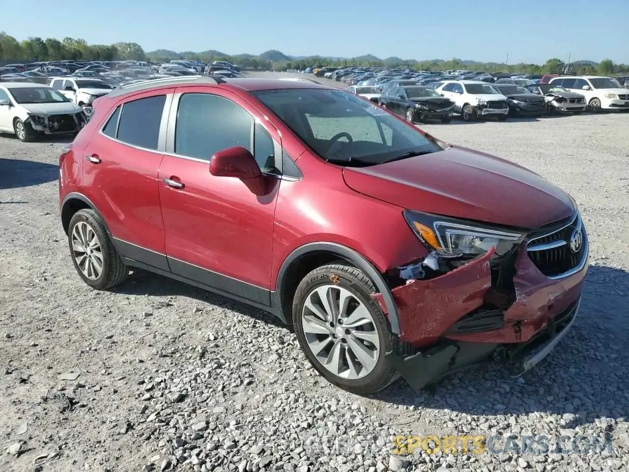4 fotografías del automóvil dañado KL4CJESB5LB023315 BUICK ENCORE 2020