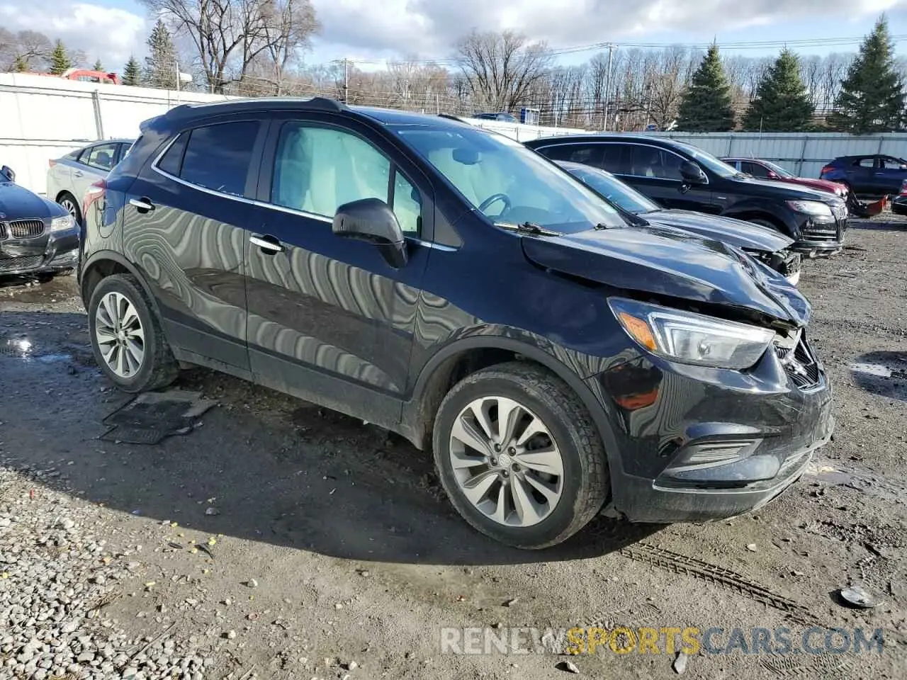 4 fotografías del automóvil dañado KL4CJESB5LB090738 BUICK ENCORE 2020