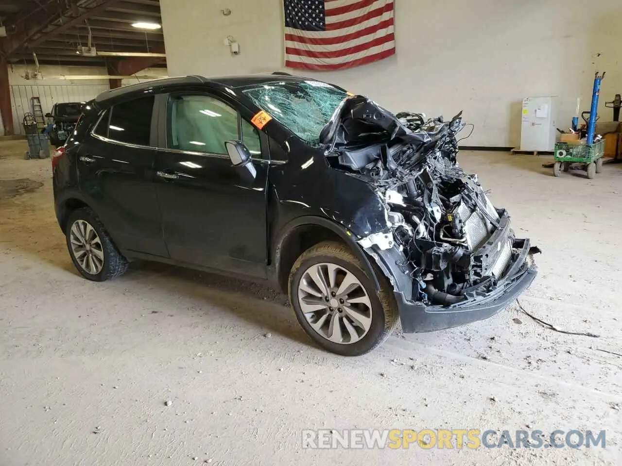 4 fotografías del automóvil dañado KL4CJESB7LB030220 BUICK ENCORE 2020