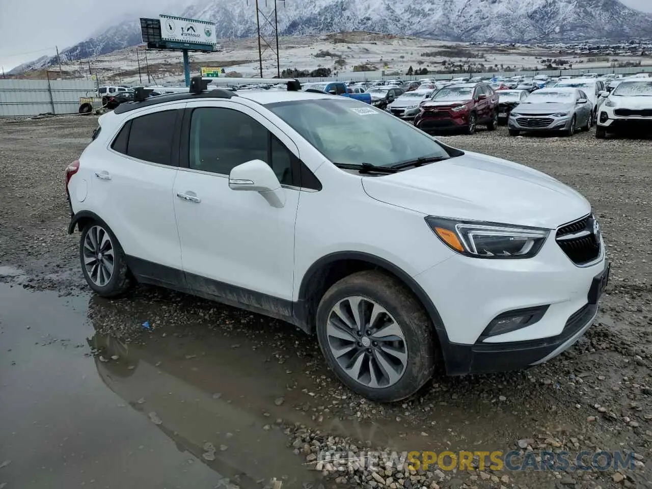 4 fotografías del automóvil dañado KL4CJGSB6LB044234 BUICK ENCORE 2020