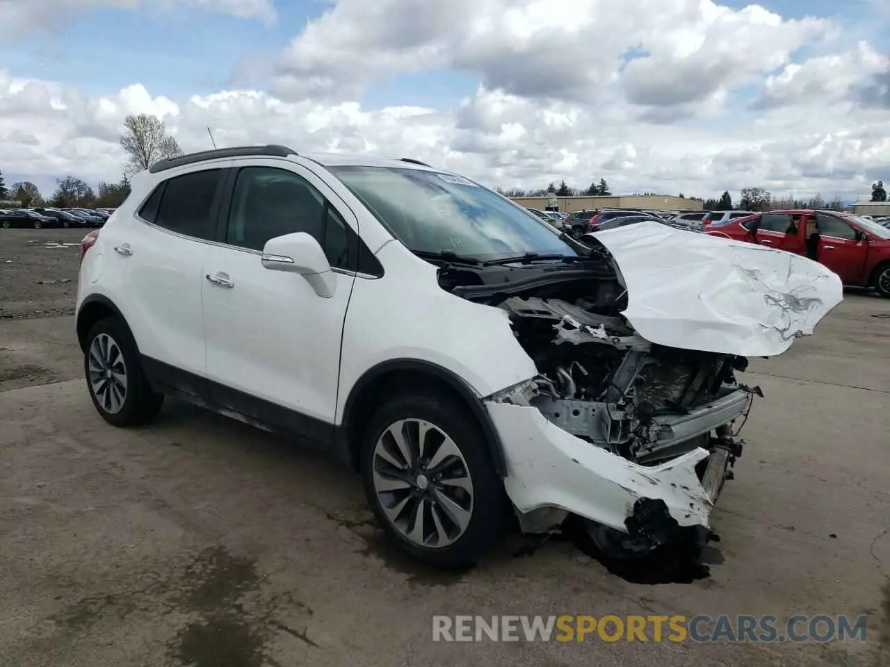4 fotografías del automóvil dañado KL4CJGSB7LB057428 BUICK ENCORE 2020