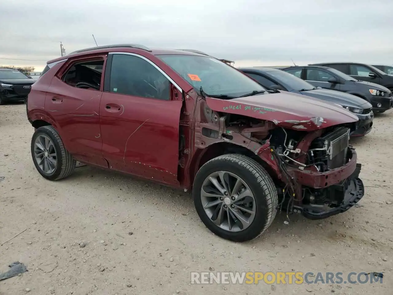 4 fotografías del automóvil dañado KL4MMBS22LB110728 BUICK ENCORE 2020