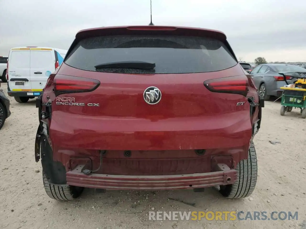 6 fotografías del automóvil dañado KL4MMBS22LB110728 BUICK ENCORE 2020