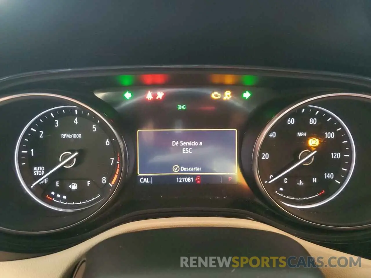 9 fotografías del automóvil dañado KL4MMBS22LB120515 BUICK ENCORE 2020