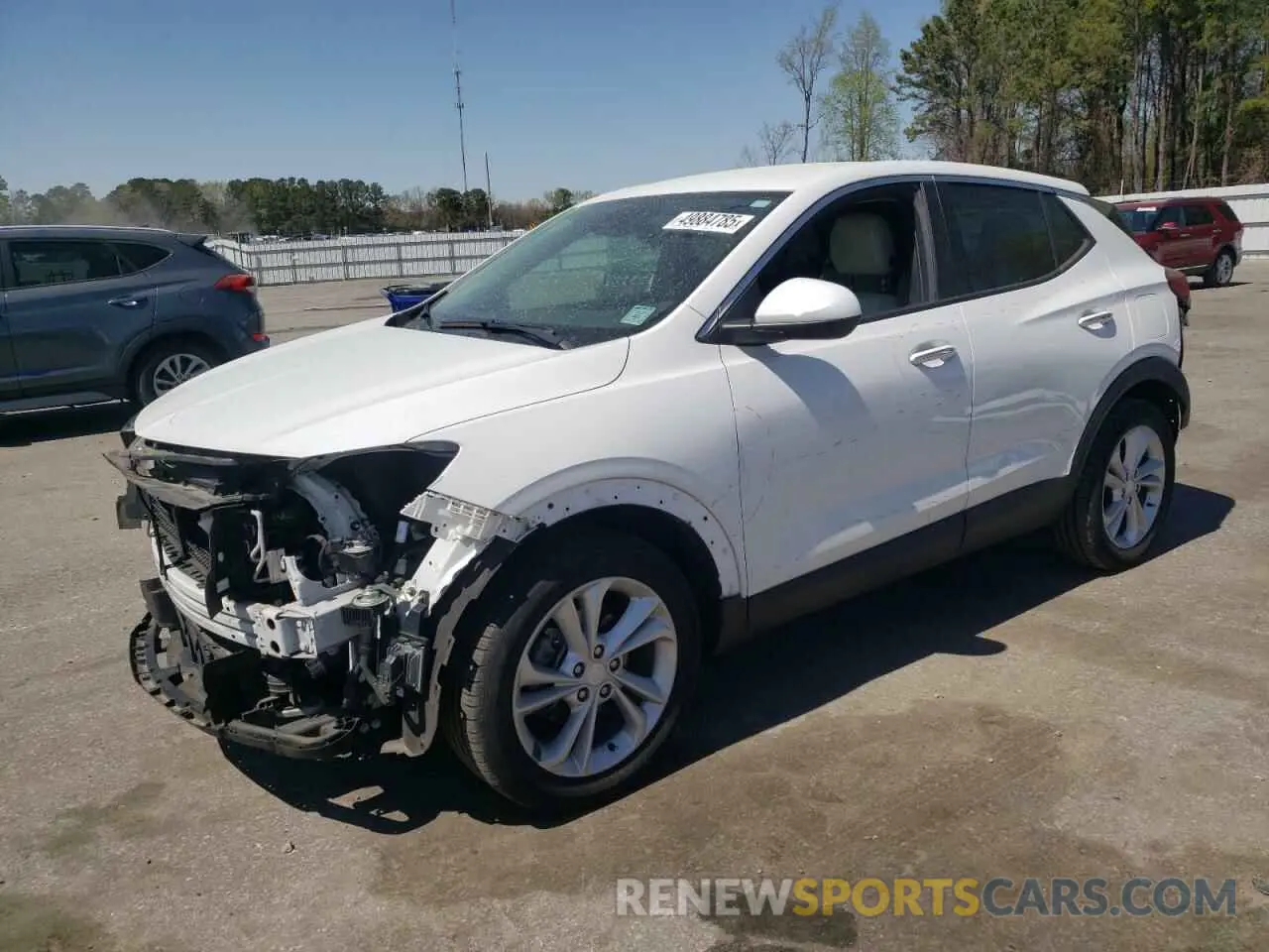 1 fotografías del automóvil dañado KL4MMBS23LB099755 BUICK ENCORE 2020
