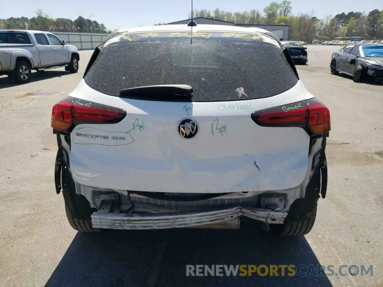 6 fotografías del automóvil dañado KL4MMBS23LB099755 BUICK ENCORE 2020