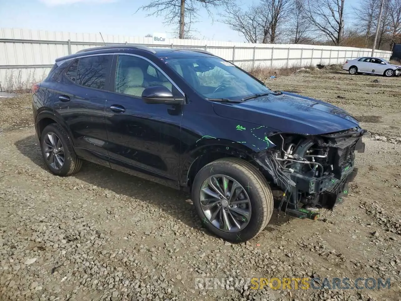 4 fotografías del automóvil dañado KL4MMBS24LB112240 BUICK ENCORE 2020