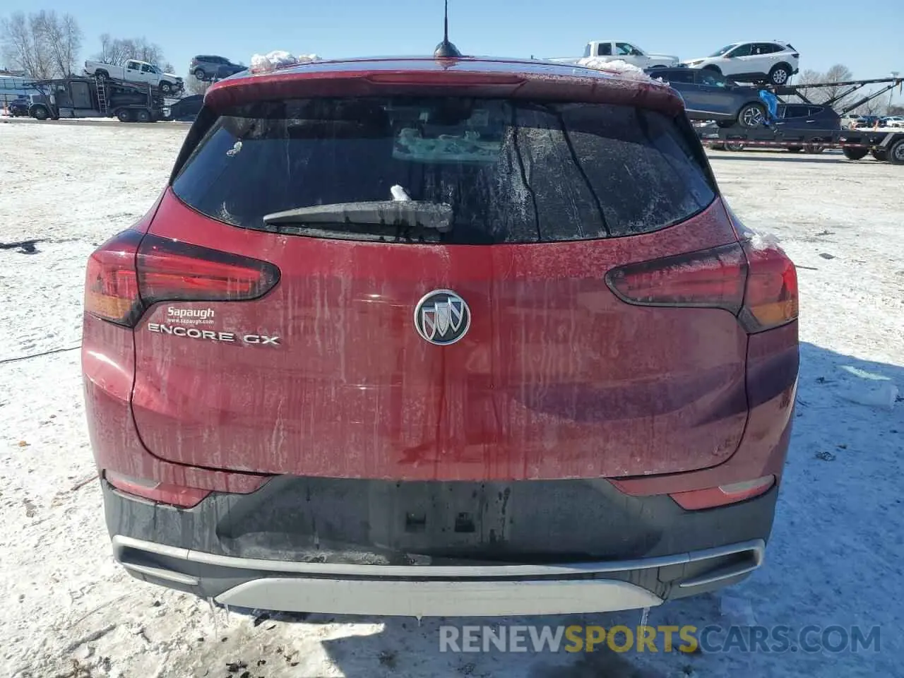 6 fotografías del automóvil dañado KL4MMBS26LB114989 BUICK ENCORE 2020