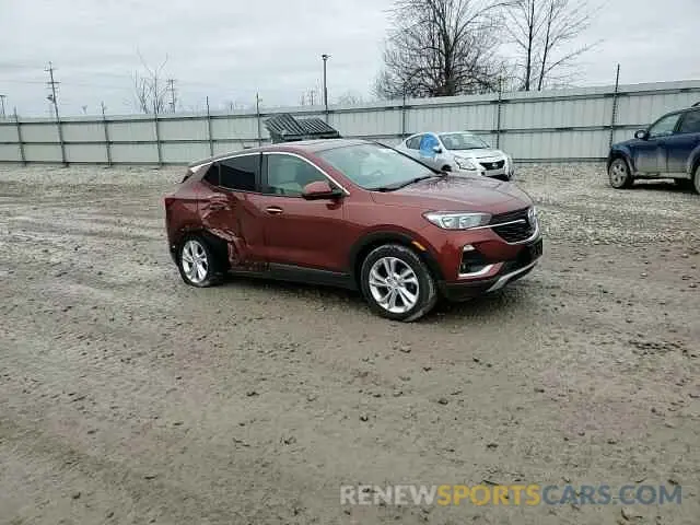 14 fotografías del automóvil dañado KL4MMBS27LB103340 BUICK ENCORE 2020