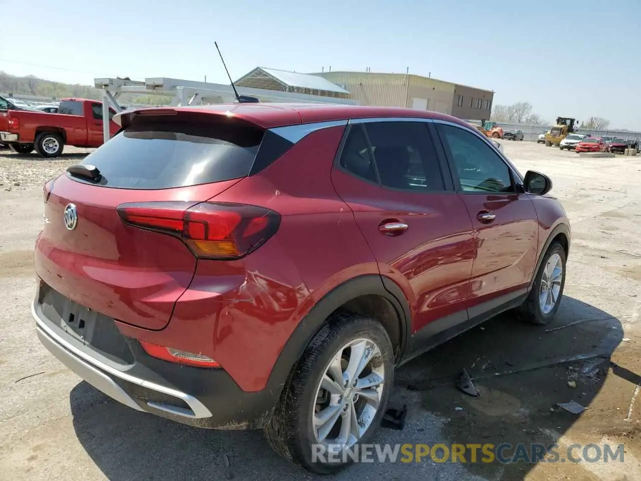 3 fotografías del automóvil dañado KL4MMBS2XLB119161 BUICK ENCORE 2020