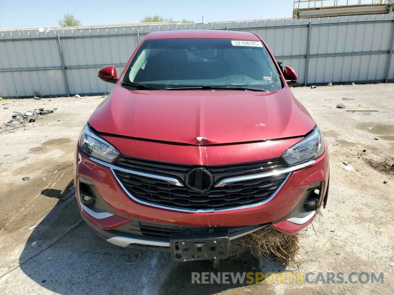 5 fotografías del automóvil dañado KL4MMBS2XLB119161 BUICK ENCORE 2020
