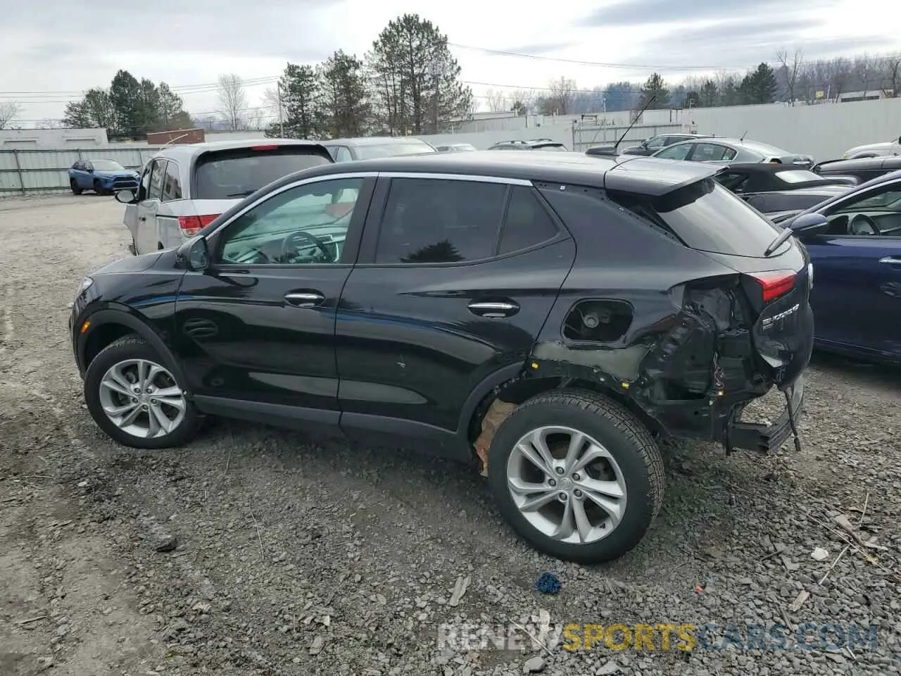 2 fotografías del automóvil dañado KL4MMCSL6LB127482 BUICK ENCORE 2020