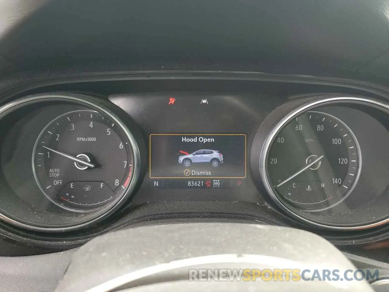 9 fotografías del automóvil dañado KL4MMCSL6LB127482 BUICK ENCORE 2020