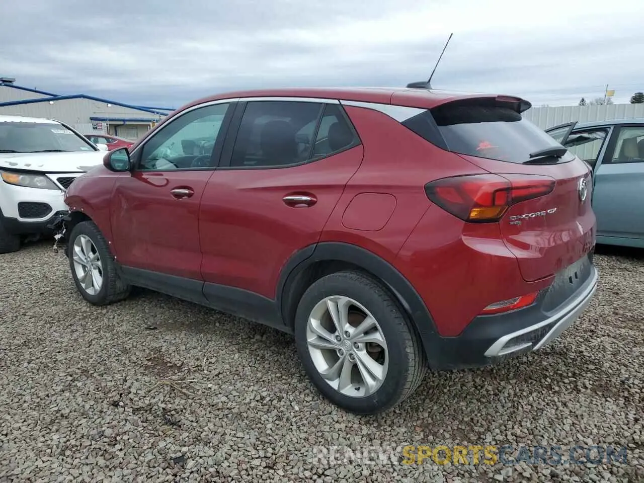 2 fotografías del automóvil dañado KL4MMCSL8LB116726 BUICK ENCORE 2020