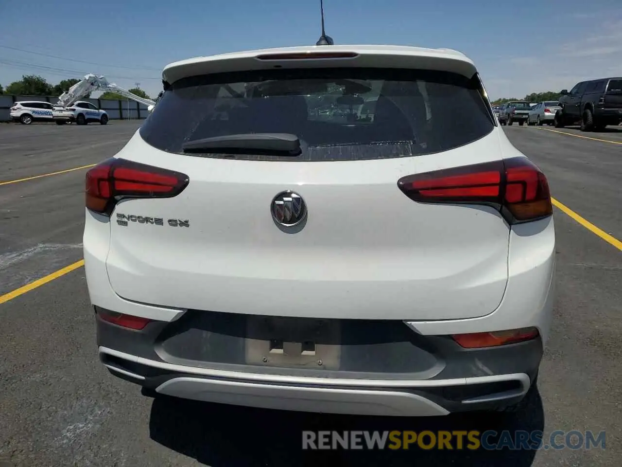 6 fotografías del automóvil dañado KL4MMCSL8LB119349 BUICK ENCORE 2020