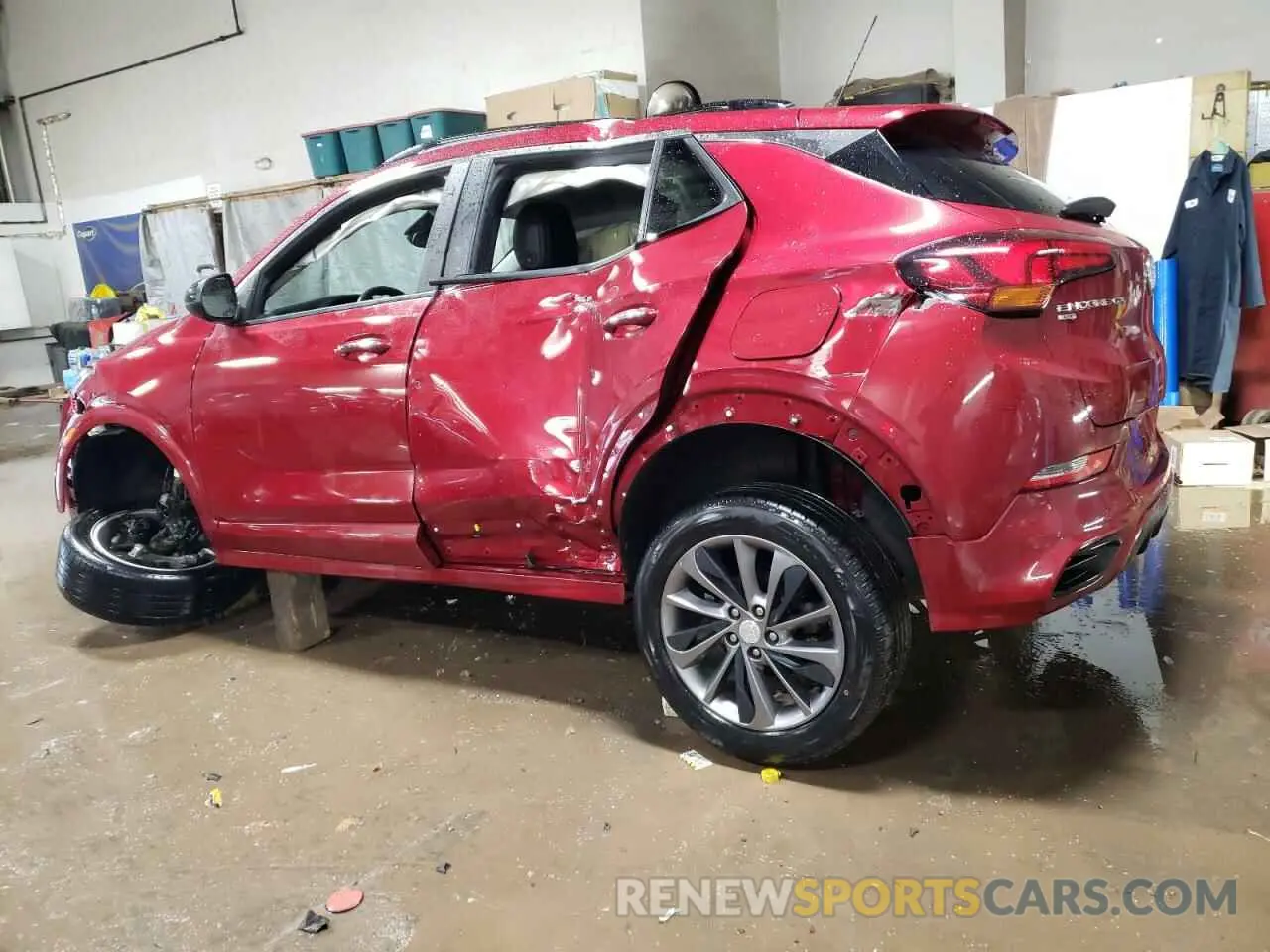 2 fotografías del automóvil dañado KL4MMCSLXLB070655 BUICK ENCORE 2020