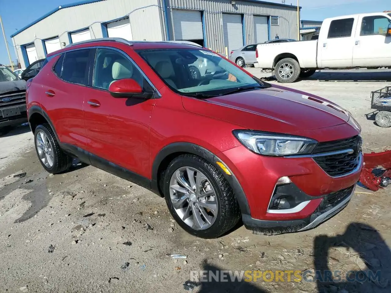 4 fotografías del automóvil dañado KL4MMDS20LB129628 BUICK ENCORE 2020