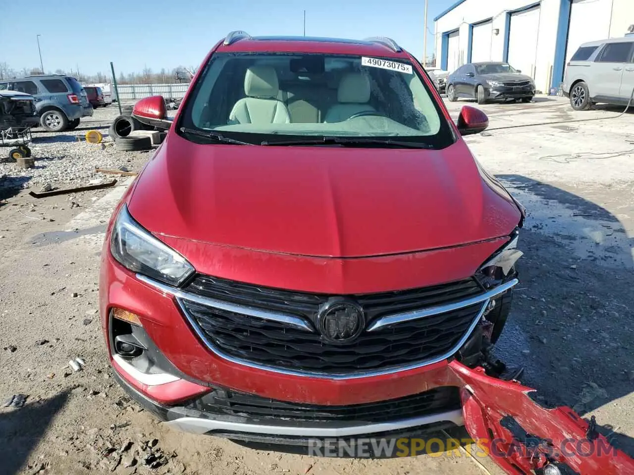 5 fotografías del automóvil dañado KL4MMDS20LB129628 BUICK ENCORE 2020