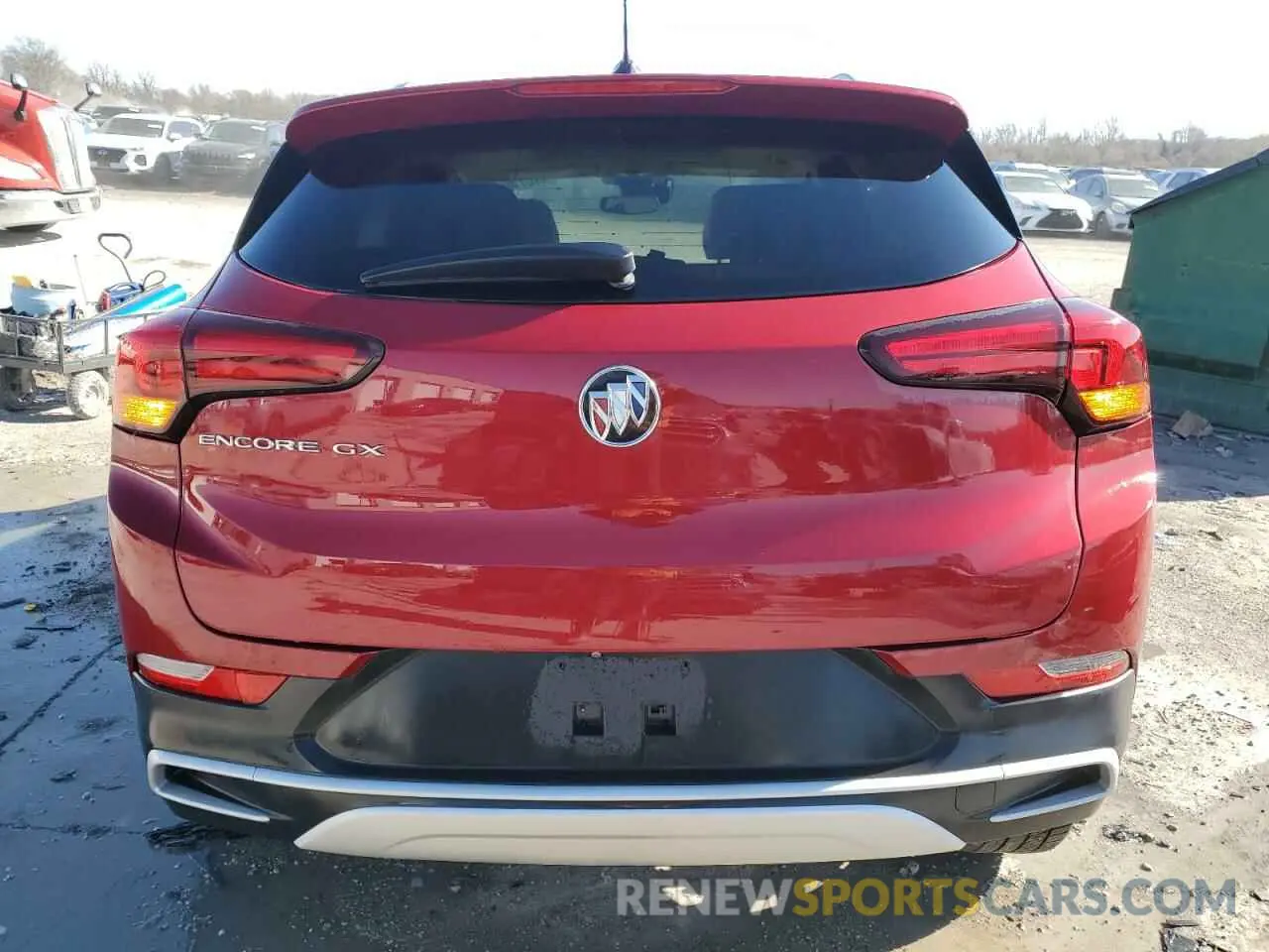6 fotografías del automóvil dañado KL4MMDS20LB129628 BUICK ENCORE 2020