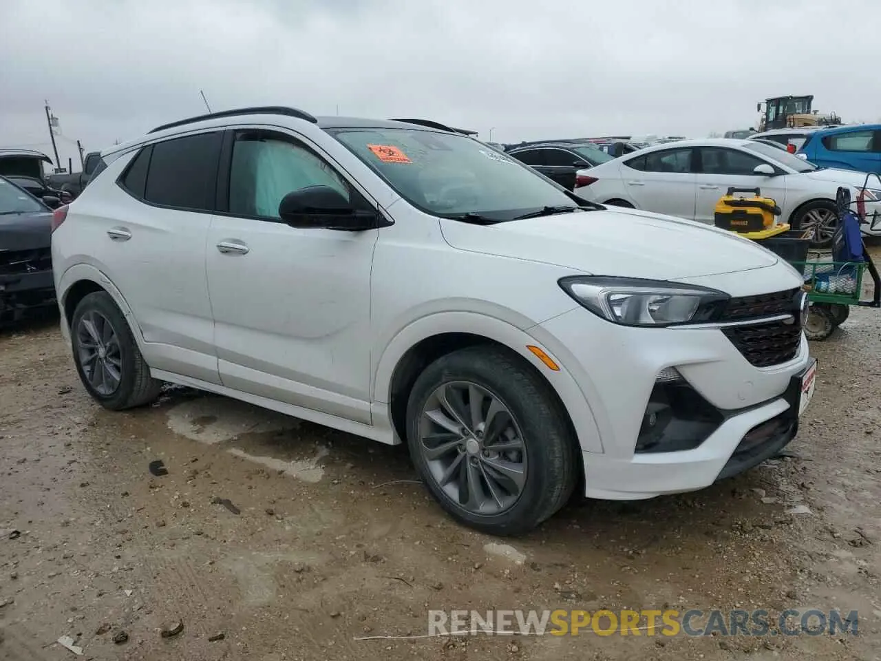 4 fotografías del automóvil dañado KL4MMDS29LB097245 BUICK ENCORE 2020