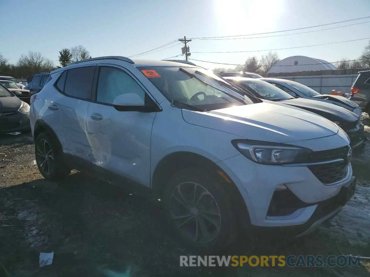 4 fotografías del automóvil dañado KL4MMDSL1LB103239 BUICK ENCORE 2020