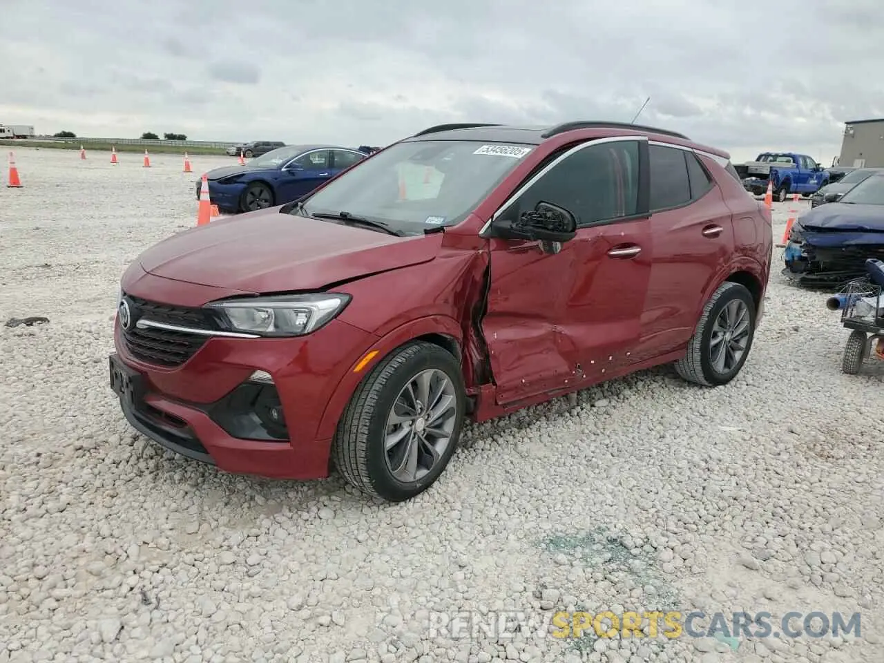 1 fotografías del automóvil dañado KL4MMDSL2LB104125 BUICK ENCORE 2020