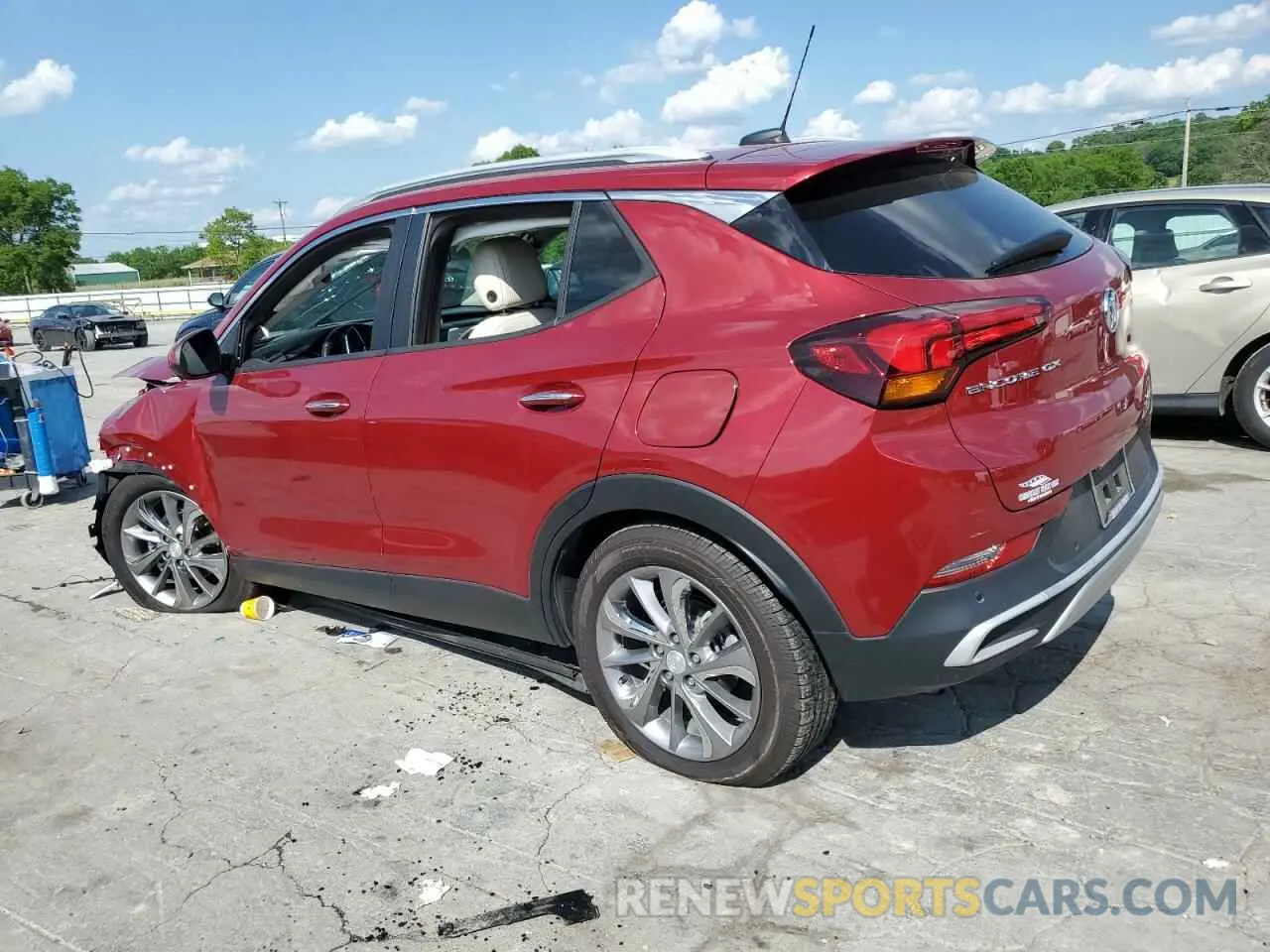 2 fotografías del automóvil dañado KL4MMDSL9LB099960 BUICK ENCORE 2020