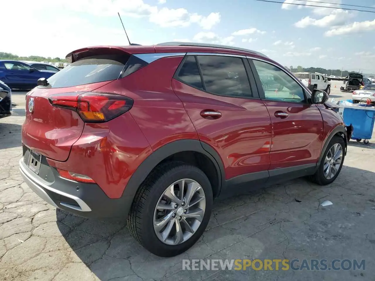 3 fotografías del automóvil dañado KL4MMDSL9LB099960 BUICK ENCORE 2020