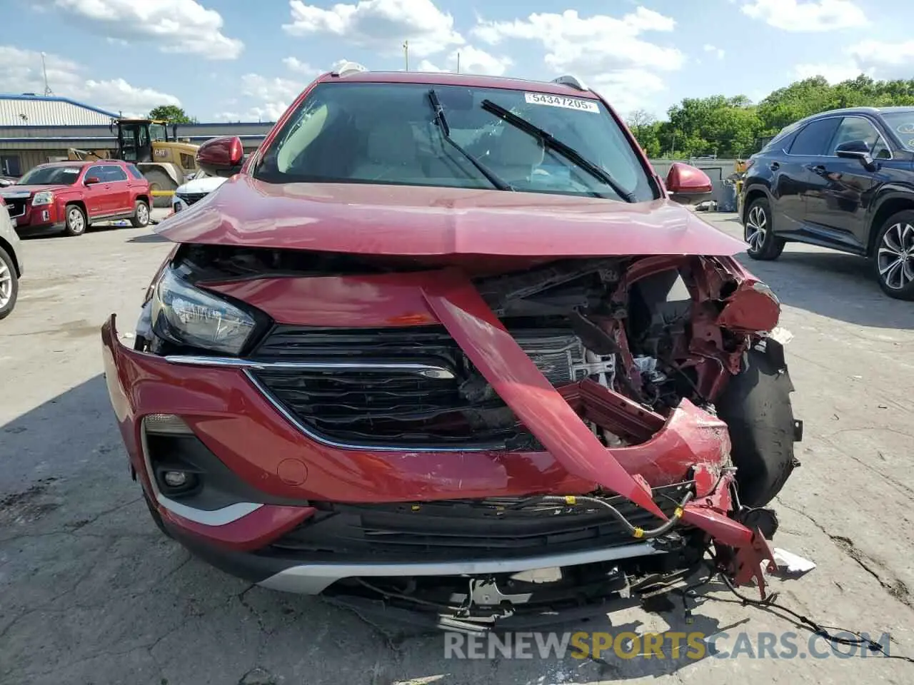 5 fotografías del automóvil dañado KL4MMDSL9LB099960 BUICK ENCORE 2020