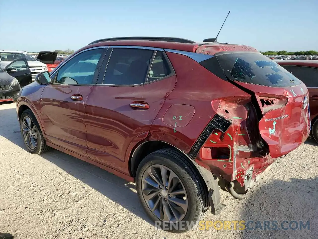 2 fotografías del automóvil dañado KL4MMDSL9LB115798 BUICK ENCORE 2020