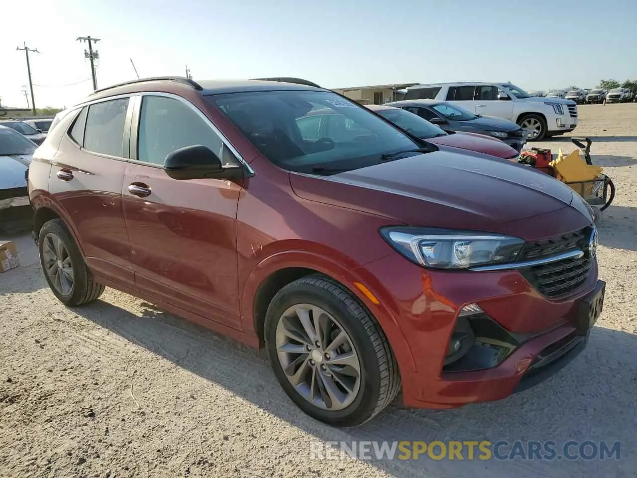 4 fotografías del automóvil dañado KL4MMDSL9LB115798 BUICK ENCORE 2020
