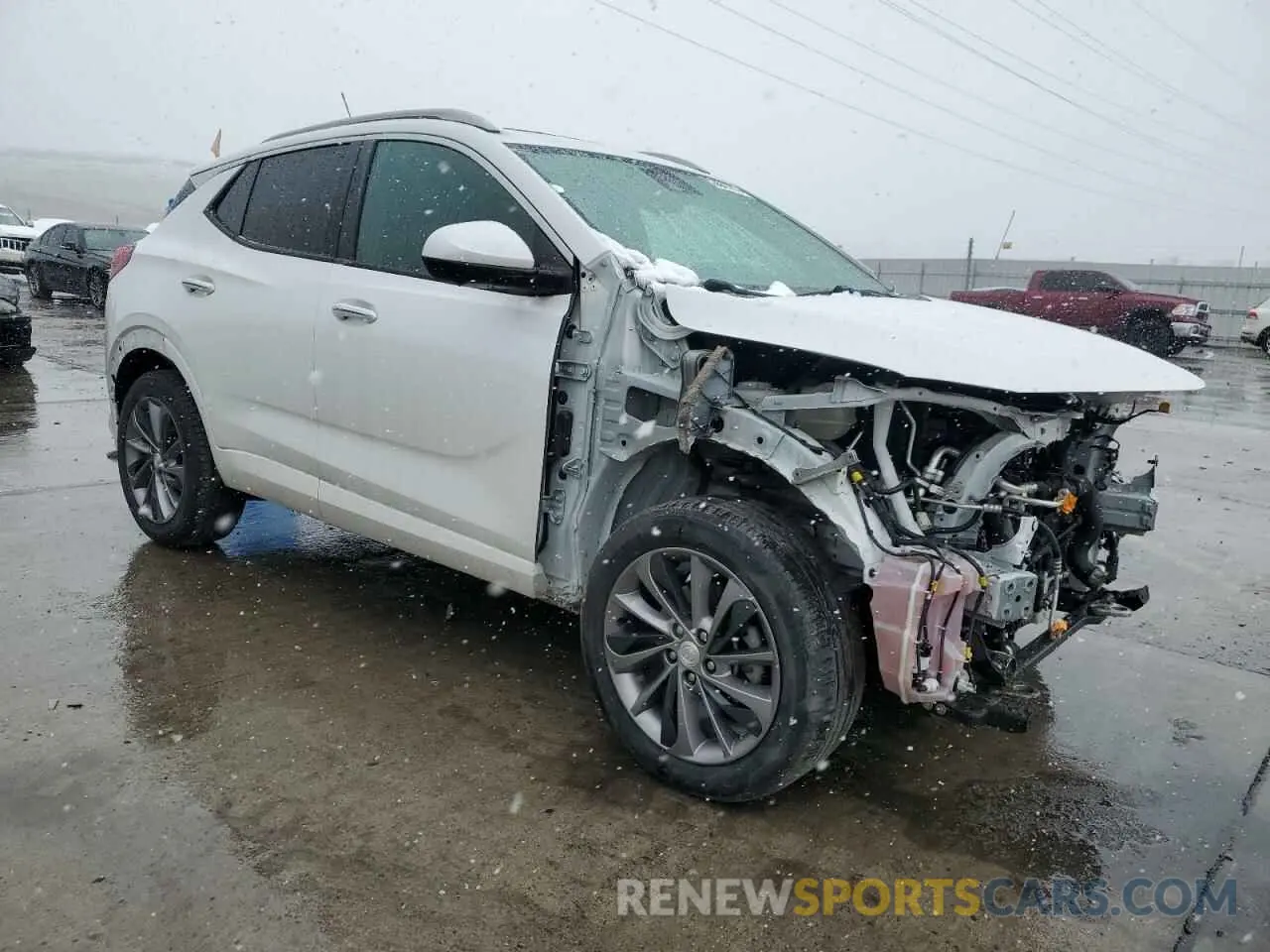4 fotografías del automóvil dañado KL4MMESL2LB095786 BUICK ENCORE 2020