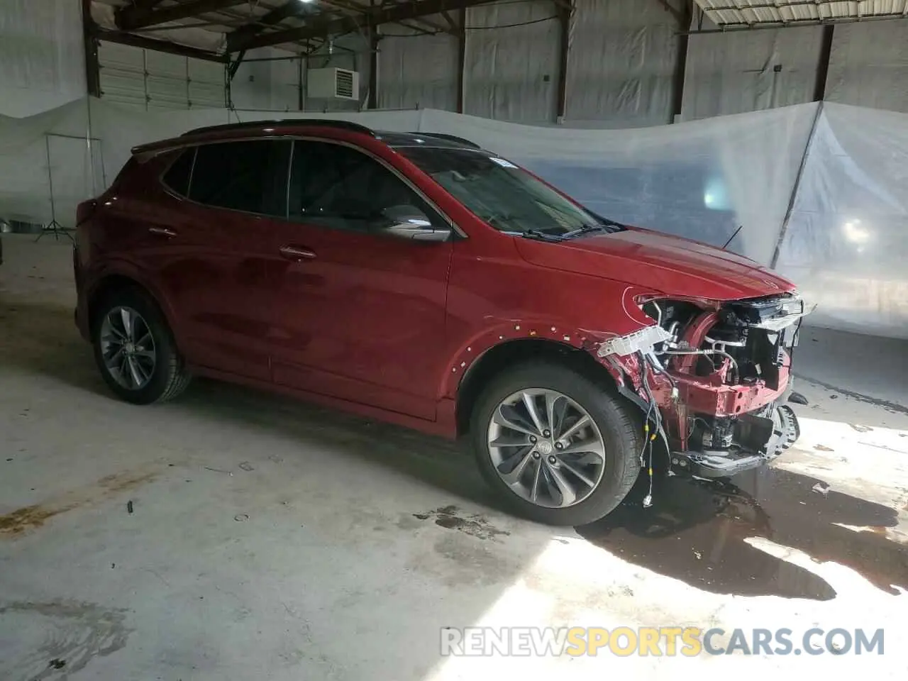 4 fotografías del automóvil dañado KL4MMESL3LB115267 BUICK ENCORE 2020