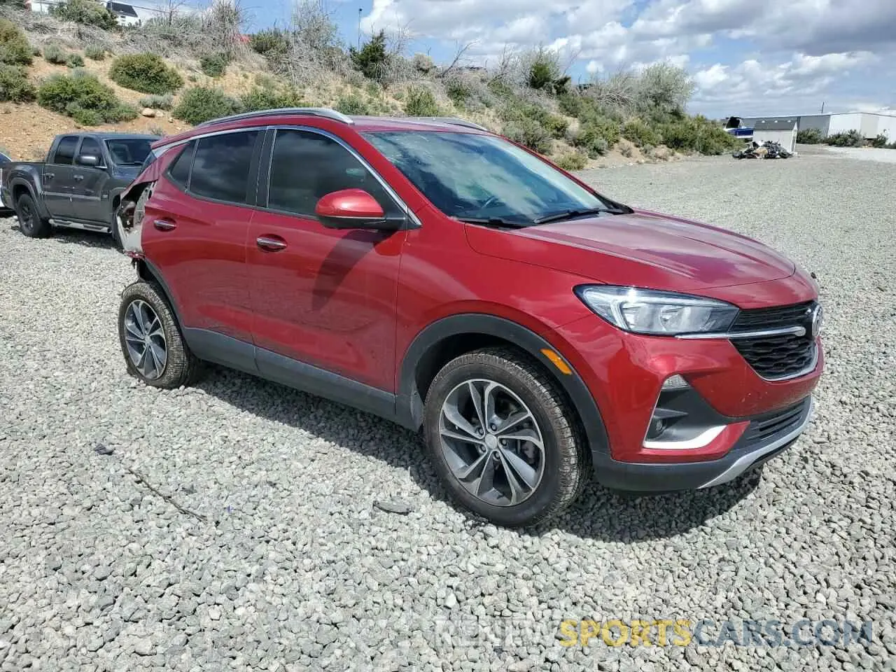 4 fotografías del automóvil dañado KL4MMESL7LB104563 BUICK ENCORE 2020