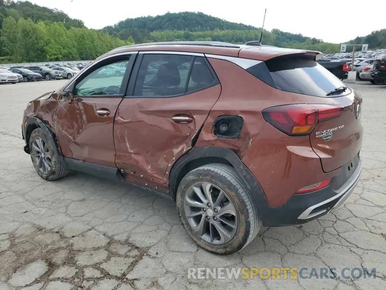 2 fotografías del automóvil dañado KL4MMESLXLB088844 BUICK ENCORE 2020