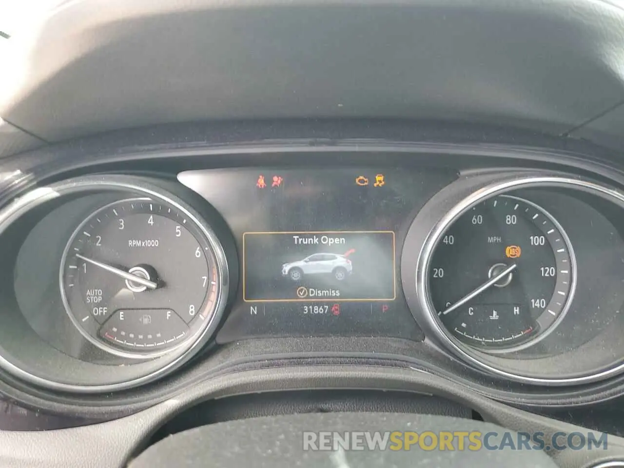 9 fotografías del automóvil dañado KL4MMFSLXLB104580 BUICK ENCORE 2020