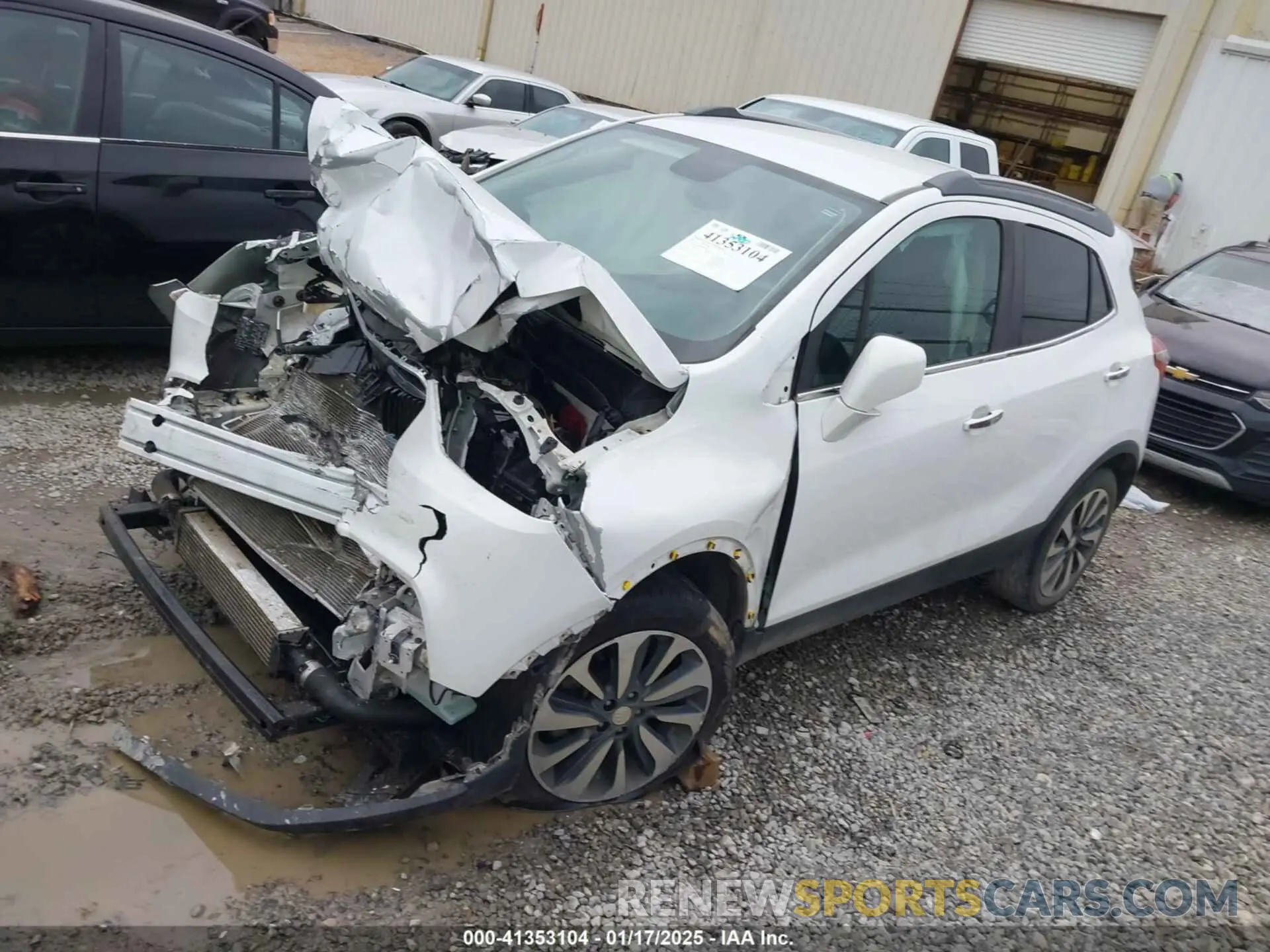 2 fotografías del automóvil dañado KL4CJASB2MB334422 BUICK ENCORE 2021