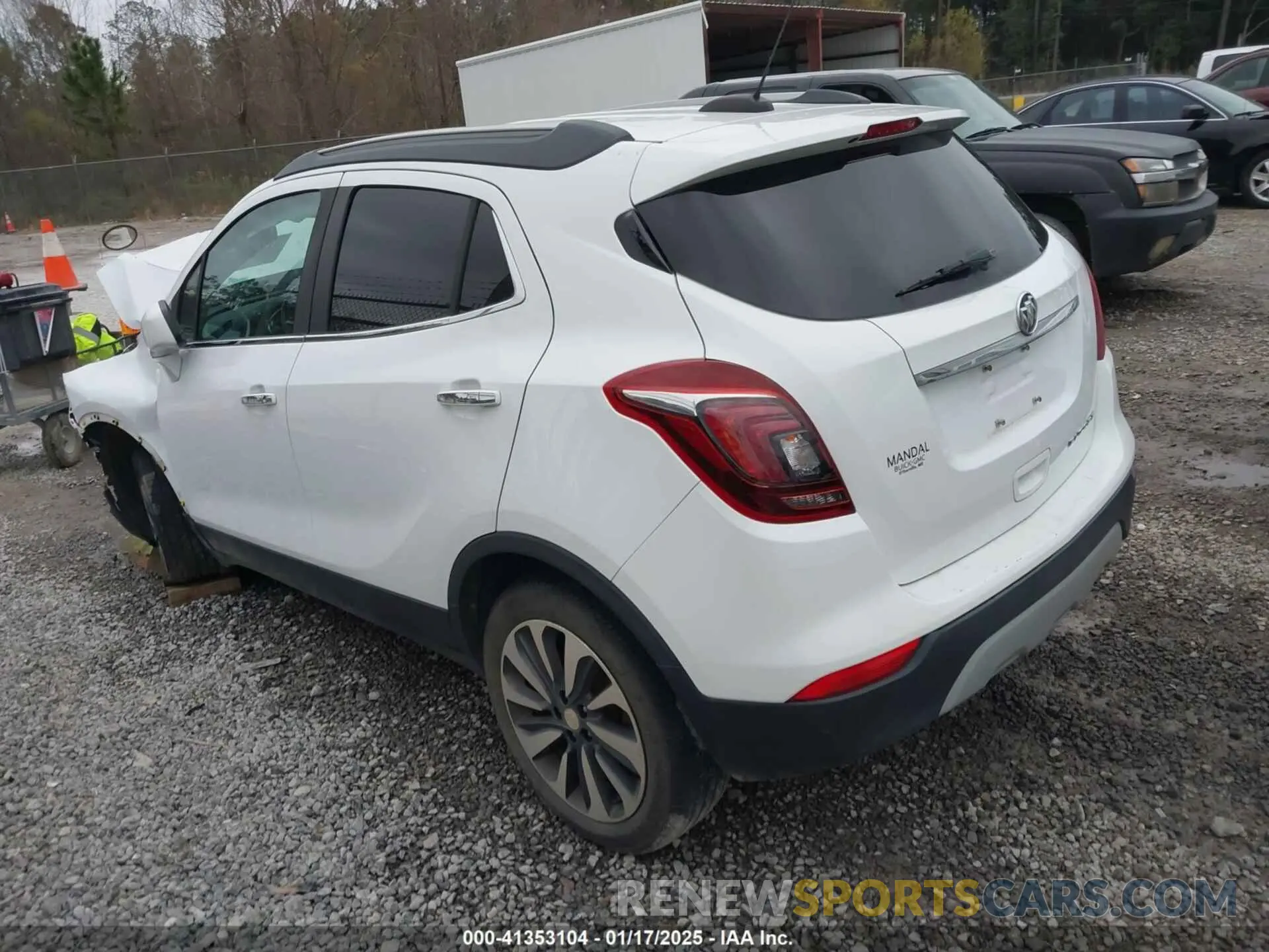 3 fotografías del automóvil dañado KL4CJASB2MB334422 BUICK ENCORE 2021