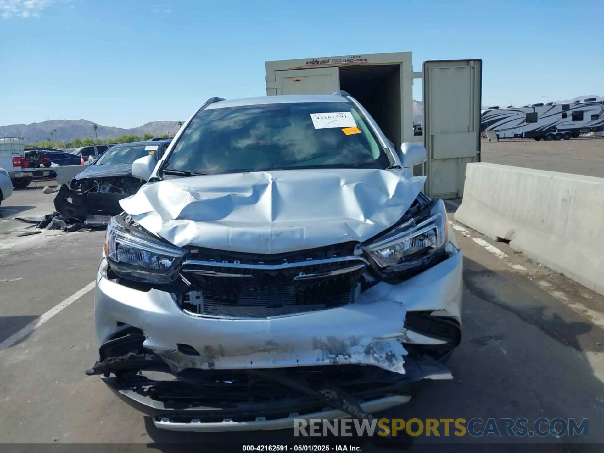 6 fotografías del automóvil dañado KL4CJASB3MB311182 BUICK ENCORE 2021