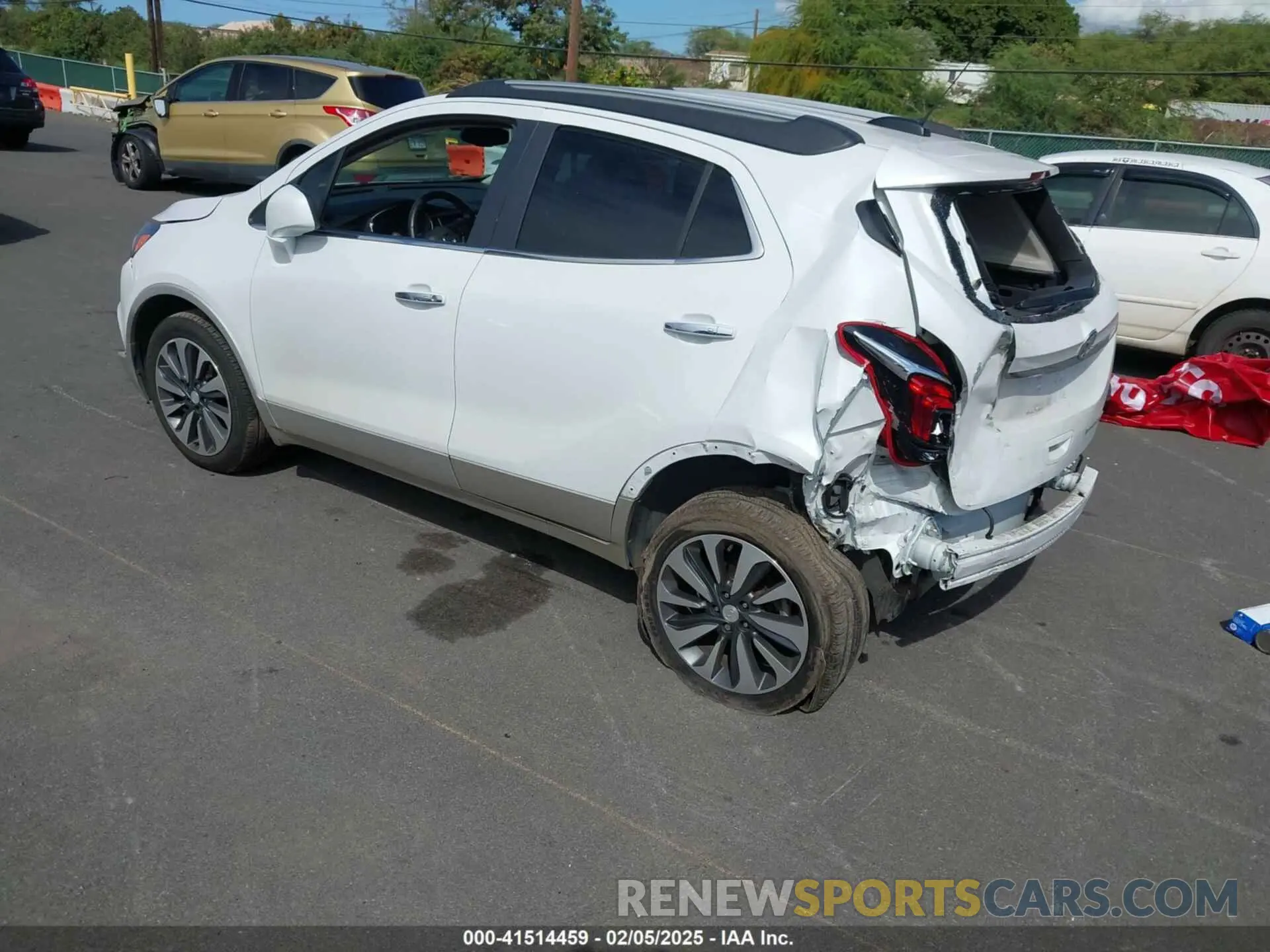 3 fotografías del automóvil dañado KL4CJASB3MB314406 BUICK ENCORE 2021