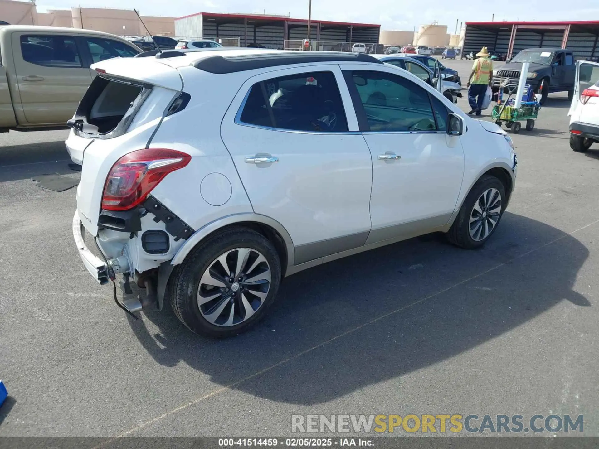 4 fotografías del automóvil dañado KL4CJASB3MB314406 BUICK ENCORE 2021